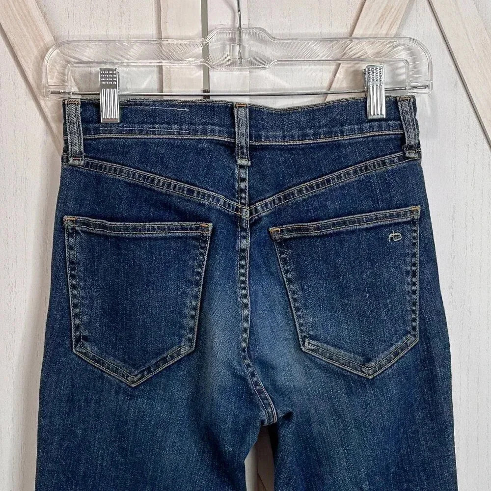 rag & bone / JEAN High Rise Skinny Jeans in Worn - Picture 6 of 9